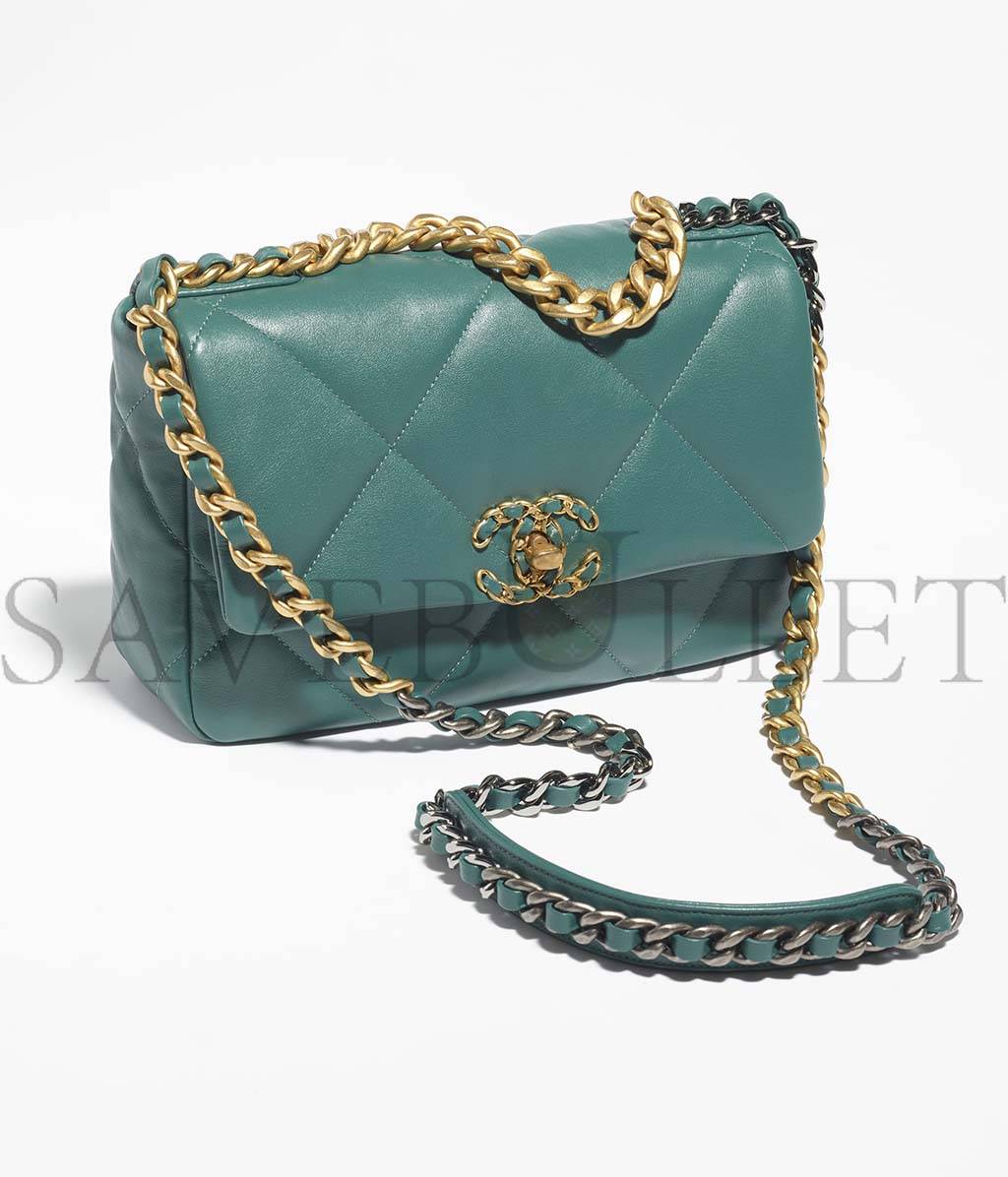 Ch*el 19 handbag as1160 b04852 nm378 (26*16*9cm)